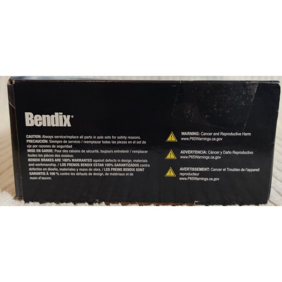 Premium Disc Brake Pad Set-Bendix CFM967, 100% Copper Free -New Set - Picture 10 of 11